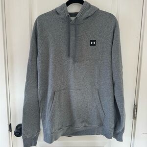 Under Armour Men's UA Rival Grey Fleece Hoodie | Medium